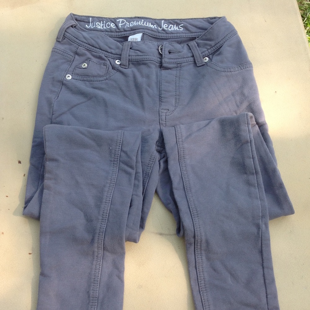 Gray jeans